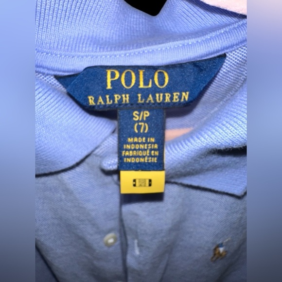 Girls Polo Ralph Lauren Belted Button Down Short Sleeve Polo Dress Baby … - Picture 4 of 5
